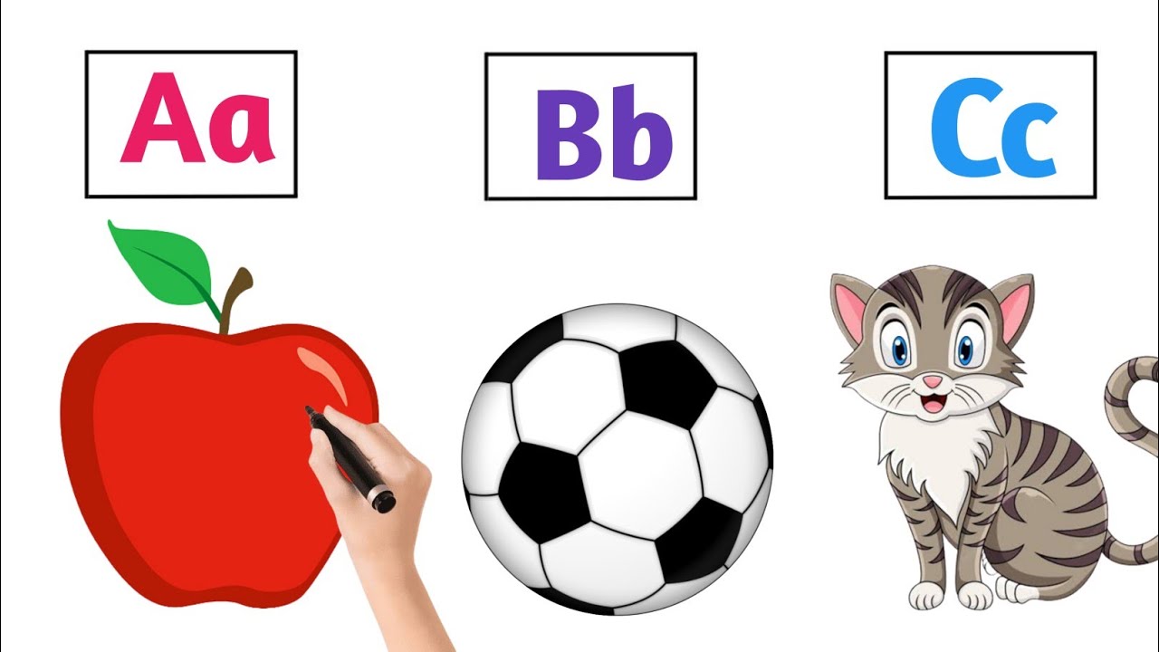 A to z writing alphabet for kids|a for Apple,b for ball| learn abcd ...