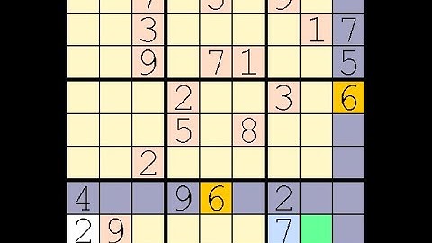How to Solve Washington Times Sudoku Difficult  December 28, 2023