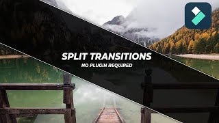 Create an Amazing Split & Slide Transition in Filmora