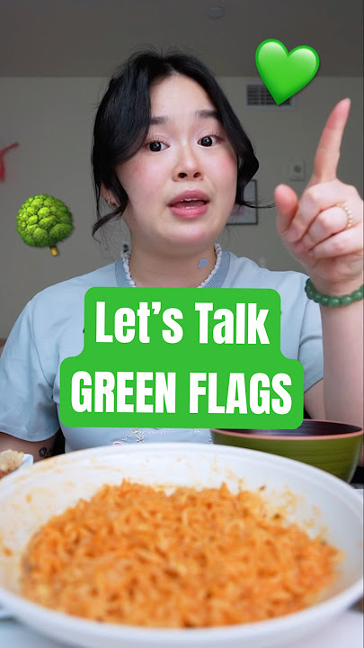 We Talk About Red Flags But What About GREEN Ones 💚 #relationship #advice #healthy #dating #couple
