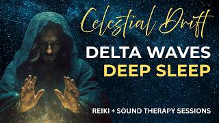 Celestial Drift | Delta Waves + Reiki Healing Intention for Deep Rest & Sleep Healing Sleep Msuic Guide