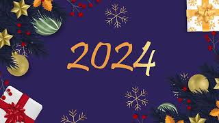 Happy New Year 2024 Wishes | Invitations | Greetings | 2024 | Motion Graphic Animation