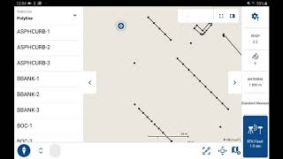 FieldGenius For Android - Stake Line by Points