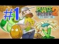 Plants vs Zombies 2 - Начало Игры + Древний Египет - Прохождение с Андромаликом, 1 часть