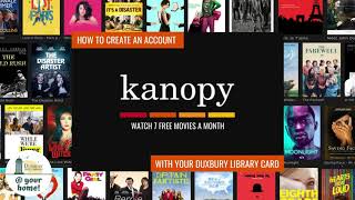 Kanopy: Create an Account