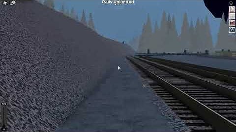 Railfanning at evergreen switch part 2! (Roblox Rails Unlimited)