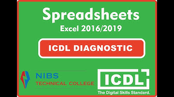 ICDL Spreadsheets Diagnostic Test with 100% Score Guaranteed.