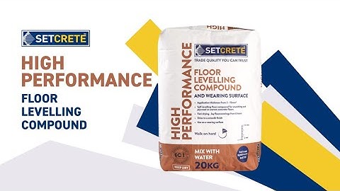 How to use High Performance Floor Levelling Compound