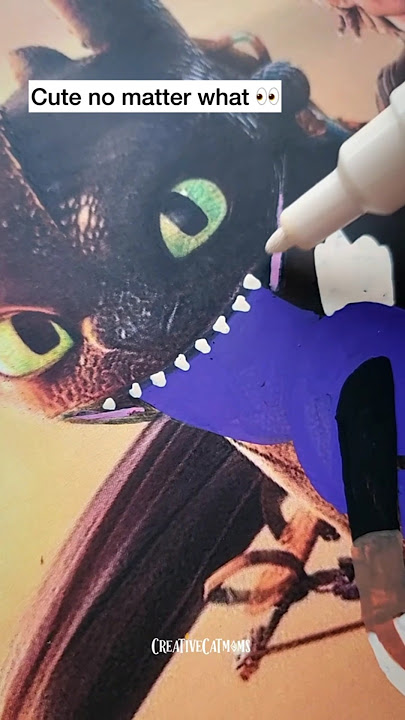 Hiccup USED Toothless🤫 #shorts #art