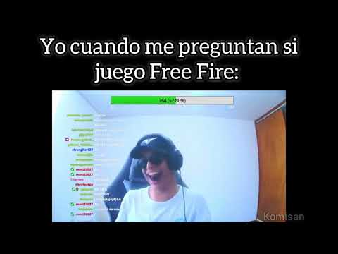 Yo cuando dicen si juego free fire 🥶