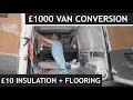 £10 INSULATION + FLOORING in my £1000 Camper Van