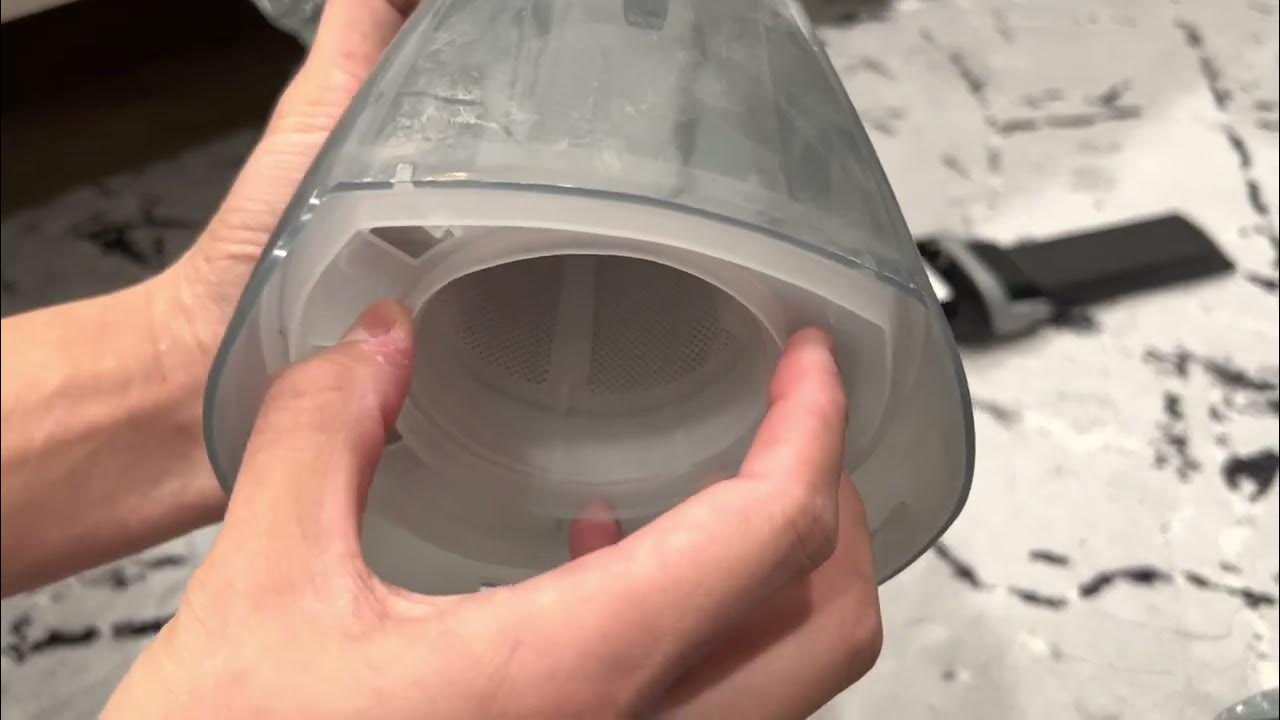How to replace filter for BLACK+DECKER 20V Lithium Hand Held Vac YouTube