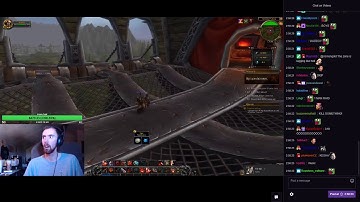 Asmongold finally gets into WOW Alpha after multiple disconnects with chat!