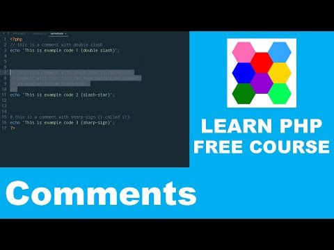 Learn PHP - Part 6 | Comments