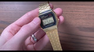 Casio A159 - can you pull off a retro gold Casio in 2022?