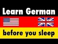 Learn German before you sleep - 9 hours Phrases in German (native) with relaxing music