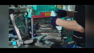 full automatic rotary pvc air blowing injection molding machine
