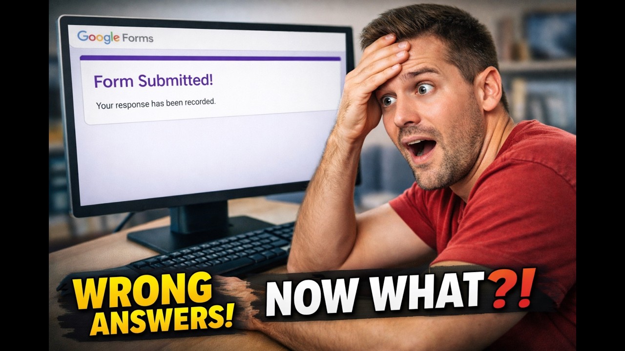 Fix a Google Form Response AFTER Submission (Contact the Form Owner ...