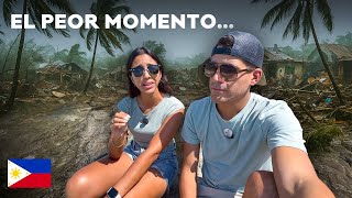 Llegamos en pleno TIFÓN a FILIPINAS 😱