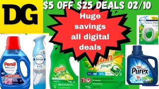 Dollar General 5 off 25 deals for 2\/10 | all digital