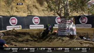 Eli Tomac passes Antonio Cairoli Monster Energy MXGP of The USA MXGP Race 1 - motocross 2016