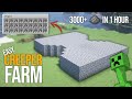 Minecraft creeper farm  3000 per hour gunpowder java farm