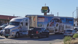 American Truck Spotting, Trucks USA, Busy Highway Traffic in Arizona