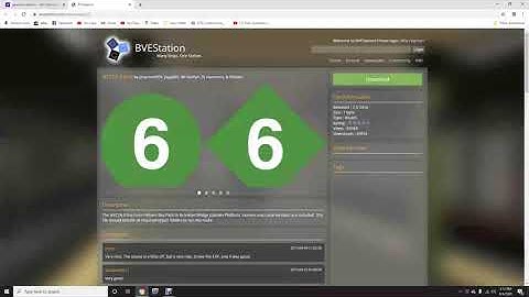 I was recording in this video where to download the OpenBVE version I have which is 1.4.2.0