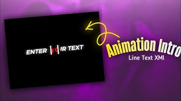 Alight motion intro xml ll Intro Preset 🔥