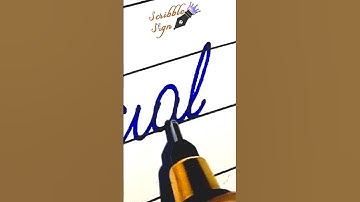 Official Cursive Handwriting #shorts #cursivewriting #cursiveletters #satisfying #relaxing #official