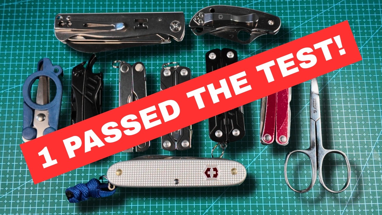 ✂️ Я протестировал 10 ножниц для повседневного ношения (EDC) — результаты шокирующие — только 1 п...