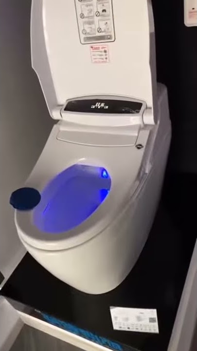 Smart toilet washes the butt. Made in China