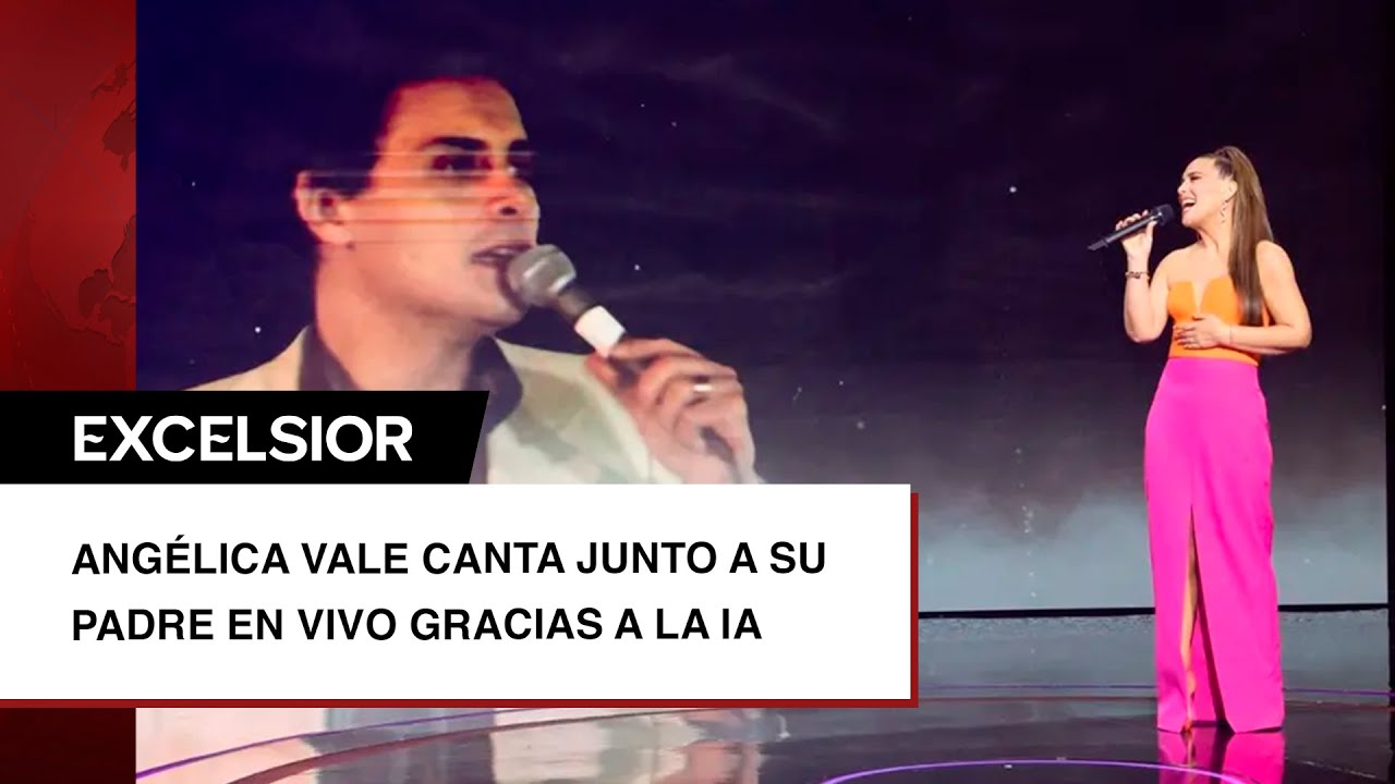Angélica Vale canta junto a su padre Raúl Vale en vivo gracias a la inteligencia artificial