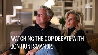 Watching the GOP Debate with Jon Huntsman Jr.