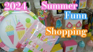 LET'S GO SUMMER FUNN SHOPPING DOLLAR GENERAL 2024/SHOP WITH ME AT A FEW STORES#summer#shoppingvlog