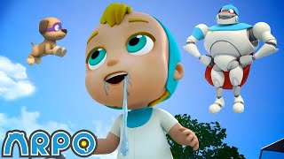 Superhero Dream!! | ARPO The Robot | Funny Kids Cartoons | Kids TV Full Episodes