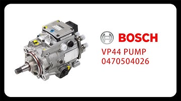 NT918 Operation video -BOSH VP44 0470504026