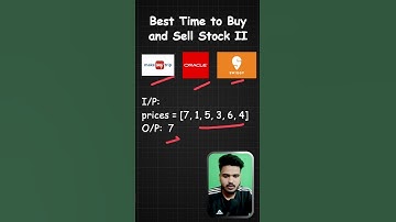 Question: Best time to buy and sell stock II #dsa #problemsolving #leetcode #codingproblems