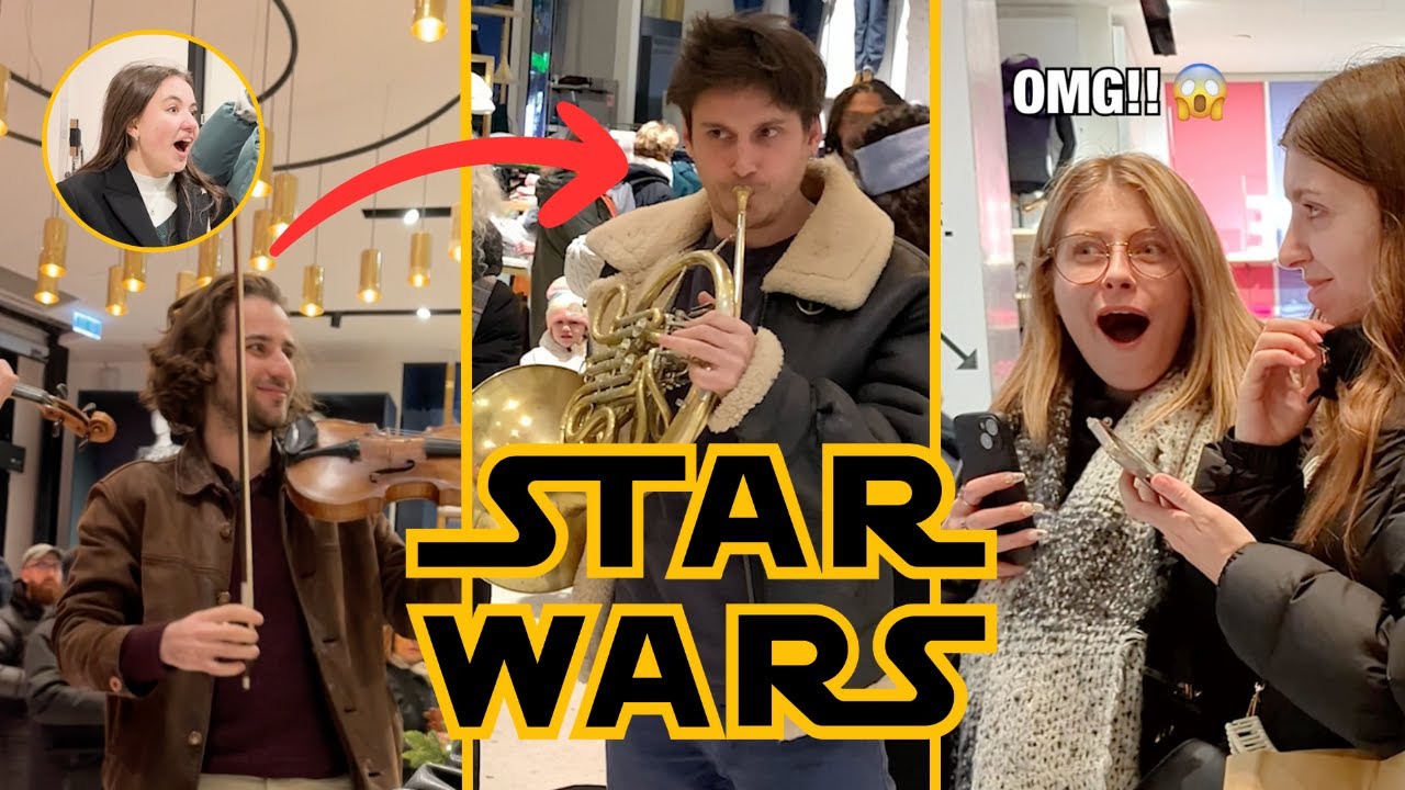 UNBELIEVABLE Star Wars Performance in French Supermarket 
