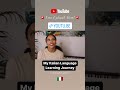 My Italian Language Learning Journey // now live on my channel. #italian #shorts