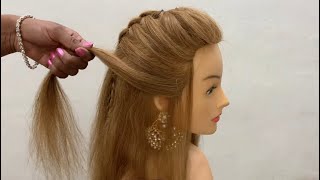 New Braided Hairstyle for long hair : Wedding Hairstyles : Hair style girl