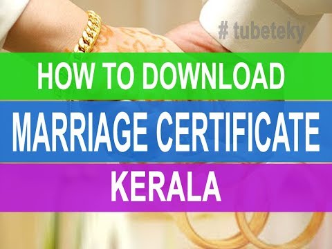 Now we can download and use marriage certificate from anywhere in the world through officail web site http://cr.lsgkerala.gov.in/ of local self governments, ...