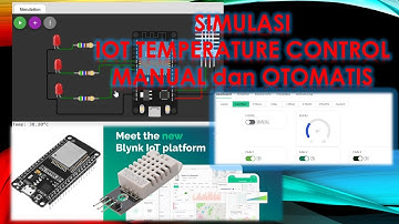 Simulasi IOT ESP32 Temperature Control Auto dan Manual