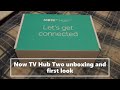 Now tv hub two unboxing and first look and setup from existing connection