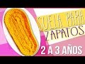 Suela Para Zapatos - Tejidos a Crochet Para Niños de 2 a 3 años