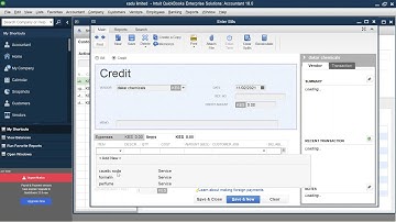 debit note in QuickBooks