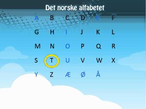 Learn Norwegian- Det norske alfabetet