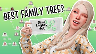 CUSTOM FAMILY TREE App for The Sims 4! 💚 | Sims Legacy Hub overview & review