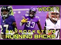 5 RUNNING BACKS SKYROCKETING IN FANTASY FOOTBALL || Week 9