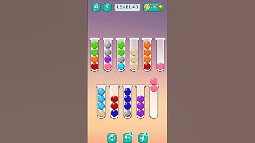 Ball sort new level solved /level 43 solution /#shorts #viral